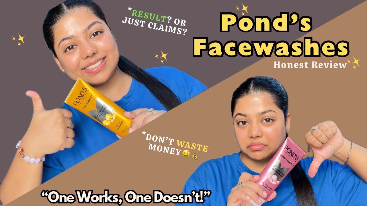 Pond's Detan Facewash Vs Bright Beauty Facewash | Facewashes Honest Review | Glow By Mansi
