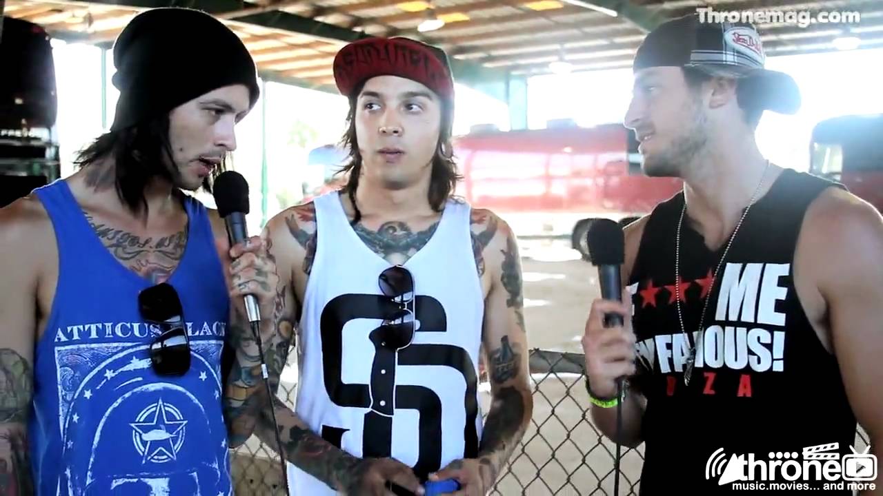 Thronemag.com Interviews ' Pierce The Veil ' at Warped Tour 2010 : HD Quality