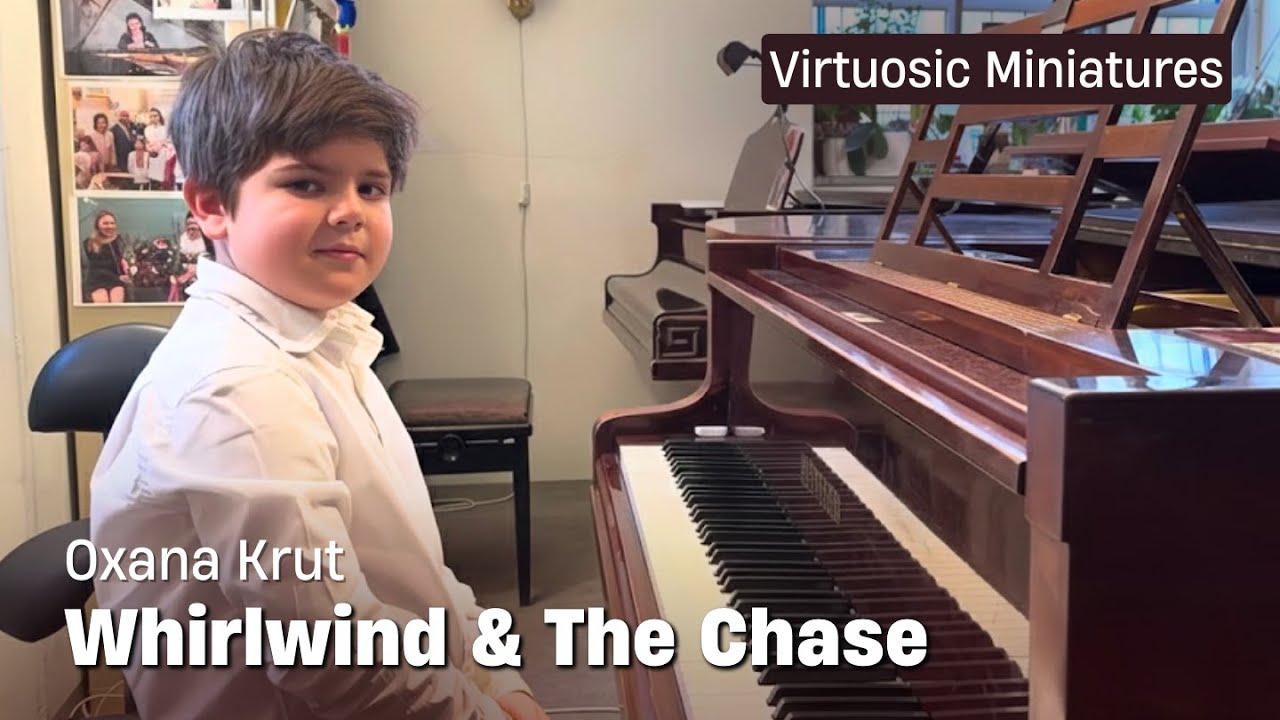 O. Krut — Whirlwind (Вихор) & The Chase  (Погоня) | Virtuosic Piano by a Young Prodigy