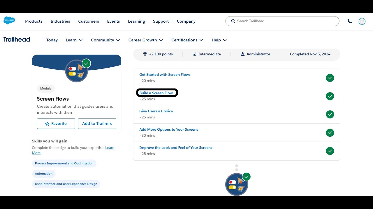 Создание сценария взаимодействия на экране | Сценарные сценарии | Trailhead | Salesforce | Виртуа...