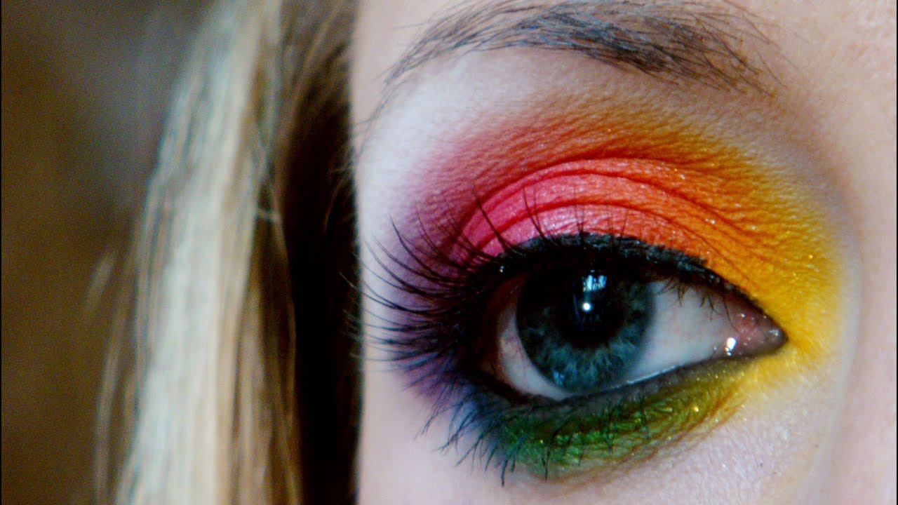 Rainbow Makeup Tutorial: Collaboration with SimpleLittlePleasues