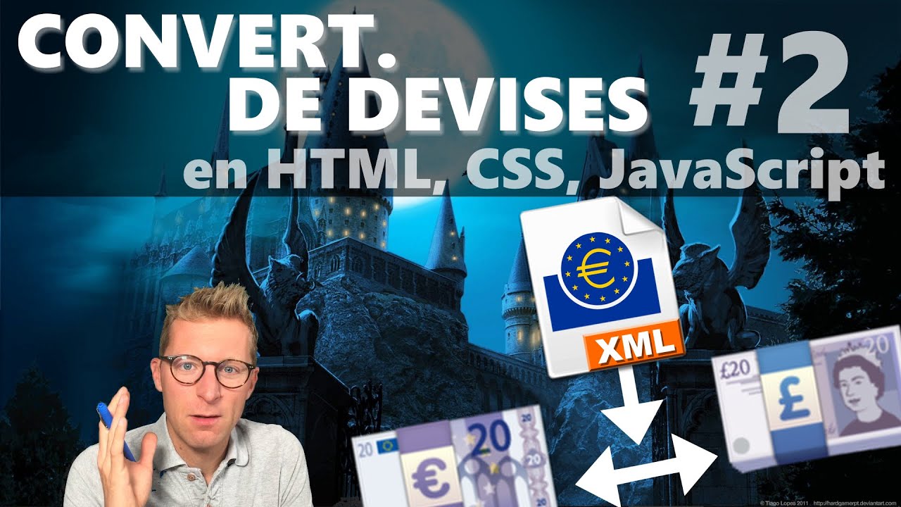 Désérialiser des données XML - Programmer un convertisseur de devises en HTML, CSS, JavaScript (2/4)
