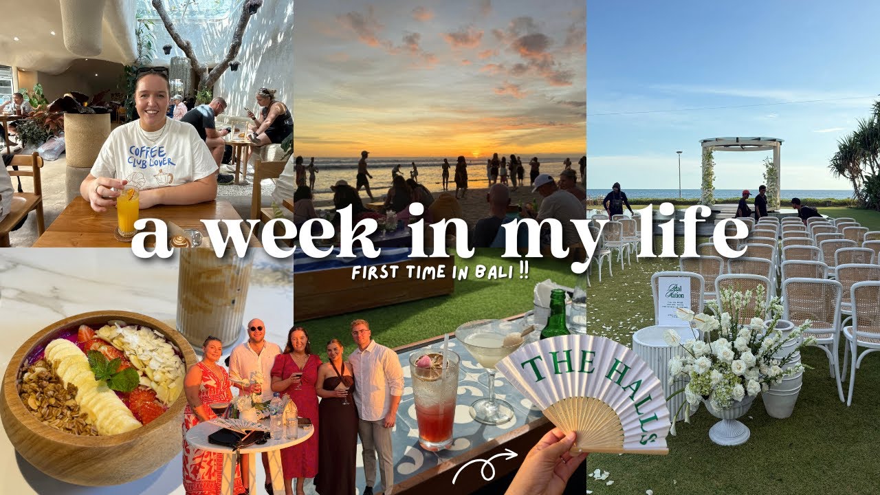 spend the week with me: in Bali 🌺 cafes, food, weddings, costs + travel tips