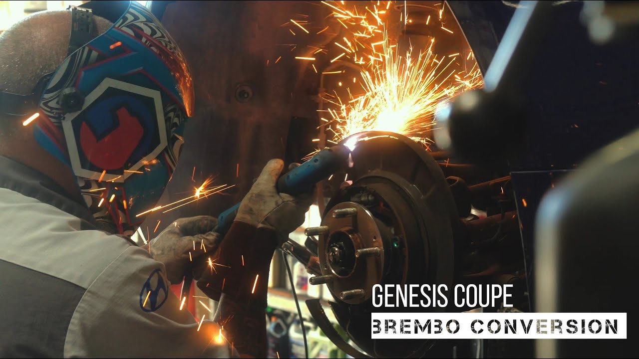 DIY: Genesis Coupe Brembo Brake Caliper Conversion