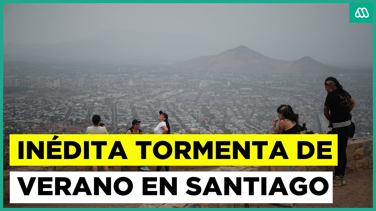 Desde 2021 que no llovía en enero en Santiago: Los efectos de las precipitaciones en la capital