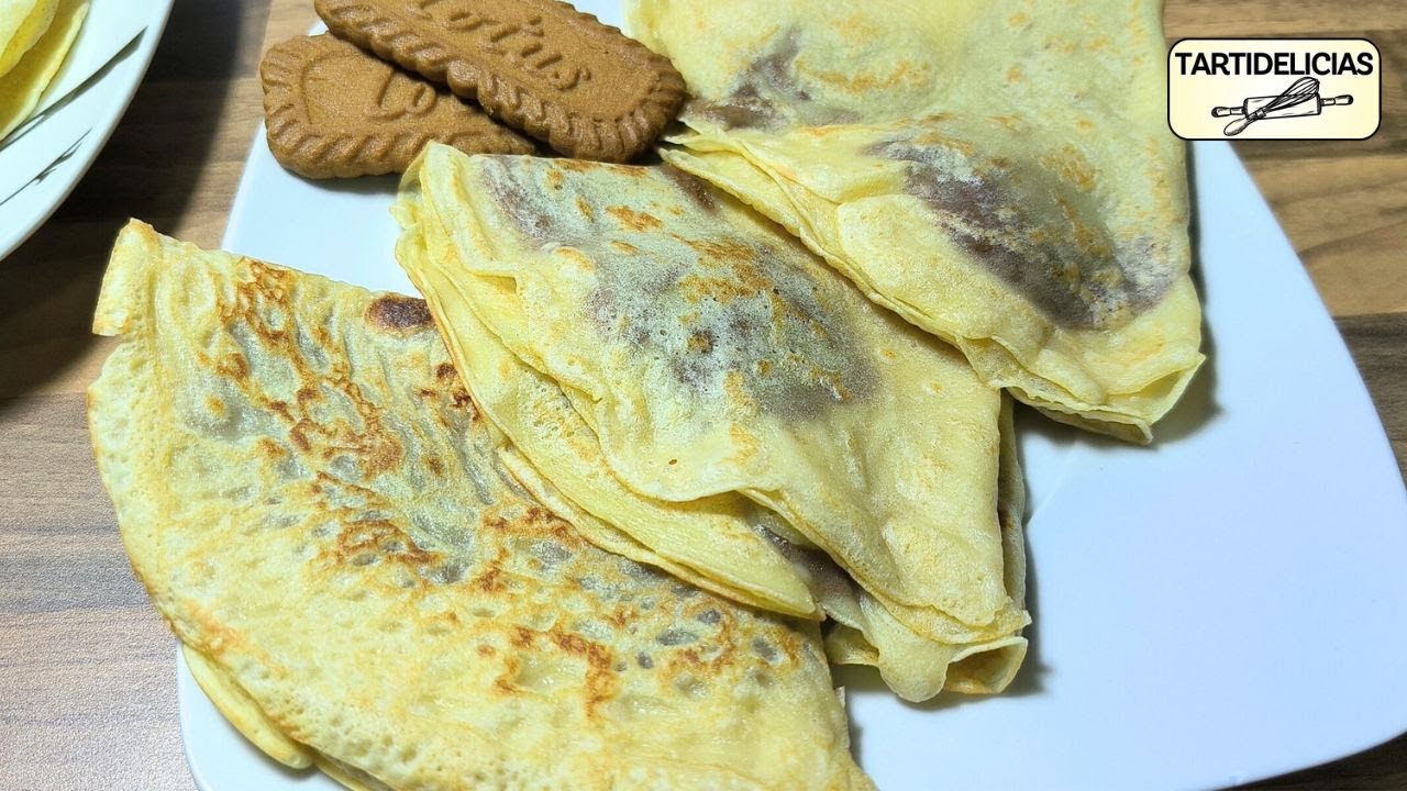 🥞 CON TRUCOS, FÁCIL y BARATA ❗ La MEJOR RECETA de CREPES CASEROS Tiernos