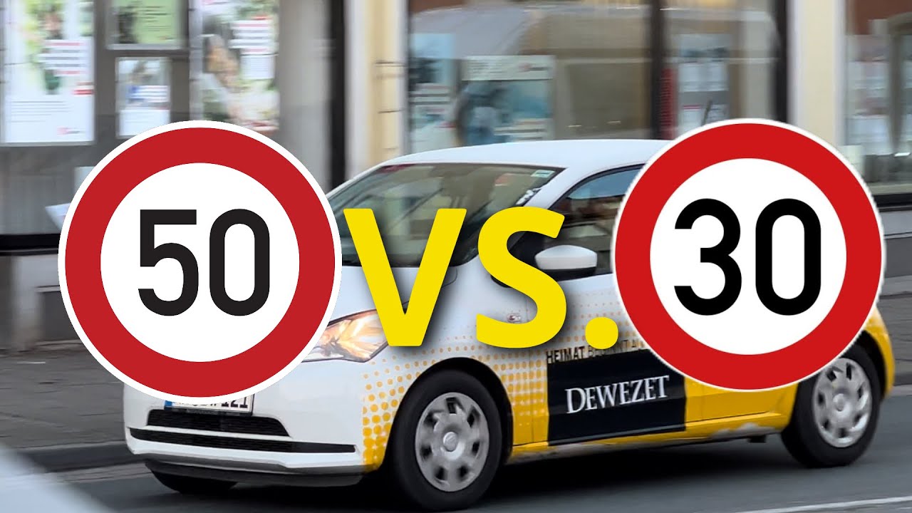 Test: Tempo 50 oder Tempo 30 in der Innenstadt? Wie schnell kann wirklich gefahren werden?