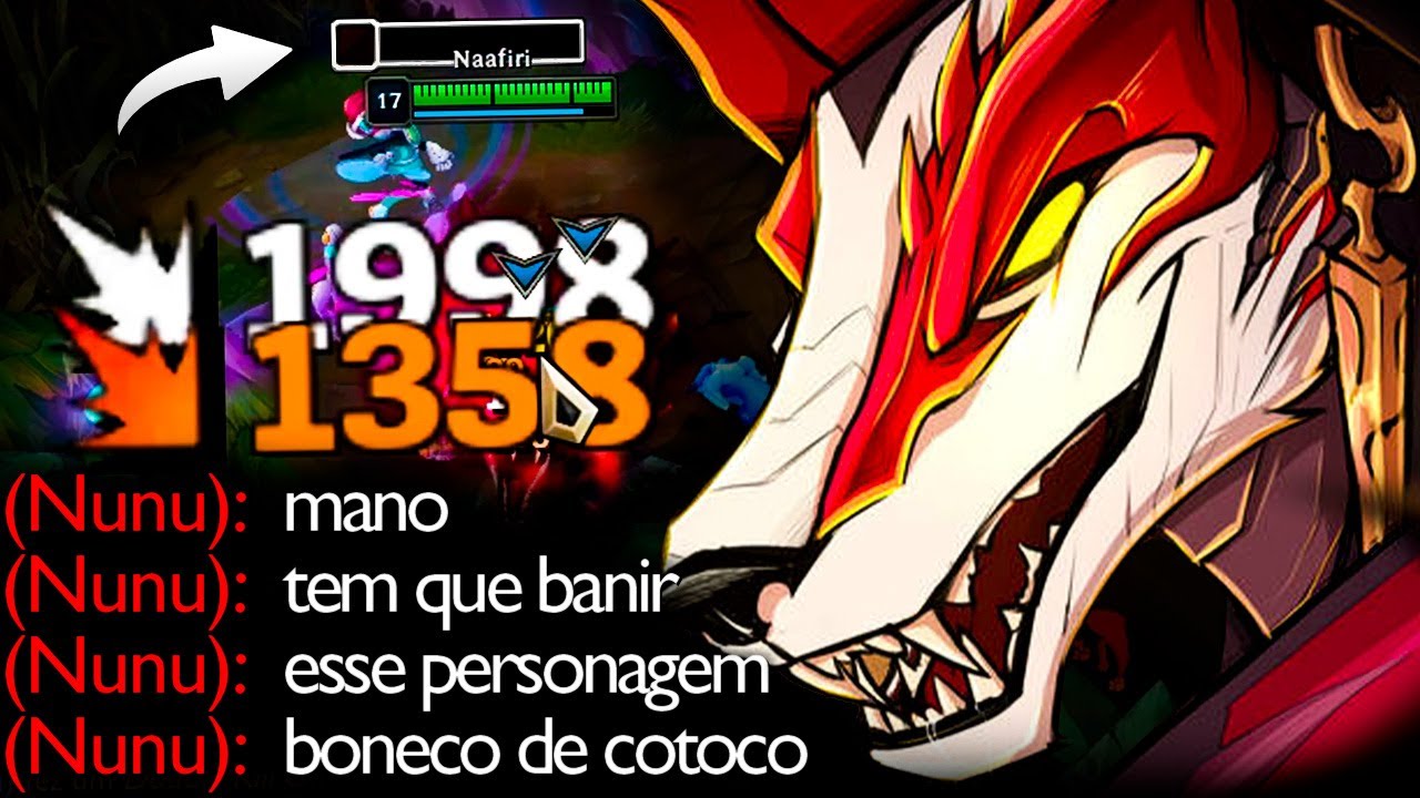 NAAFIRI JUNGLE 1 HIT TEM QUE BANIR ESSE PERSONAGEM KKKKKKKK