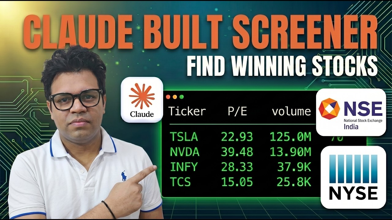 I built a professional stock screener in 12 minutes with Claude Code &mdash; no subscription needed