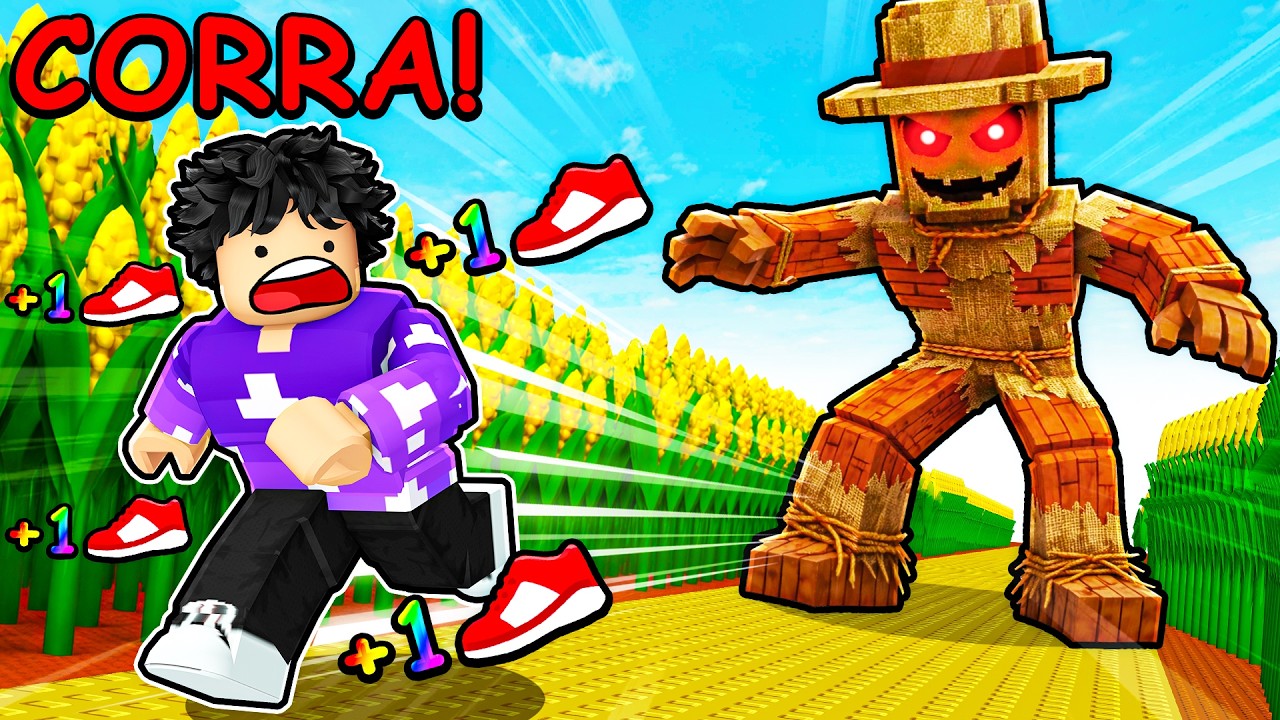 FUJA DO ESPANTALHO MACABRO DO ROBLOX