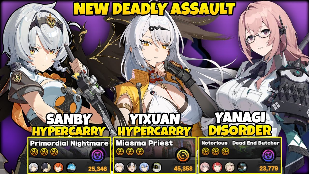 NEW Deadly Assault 9 Stars Sanby & Yixuan & Yanagi | Zenless Zone Zero