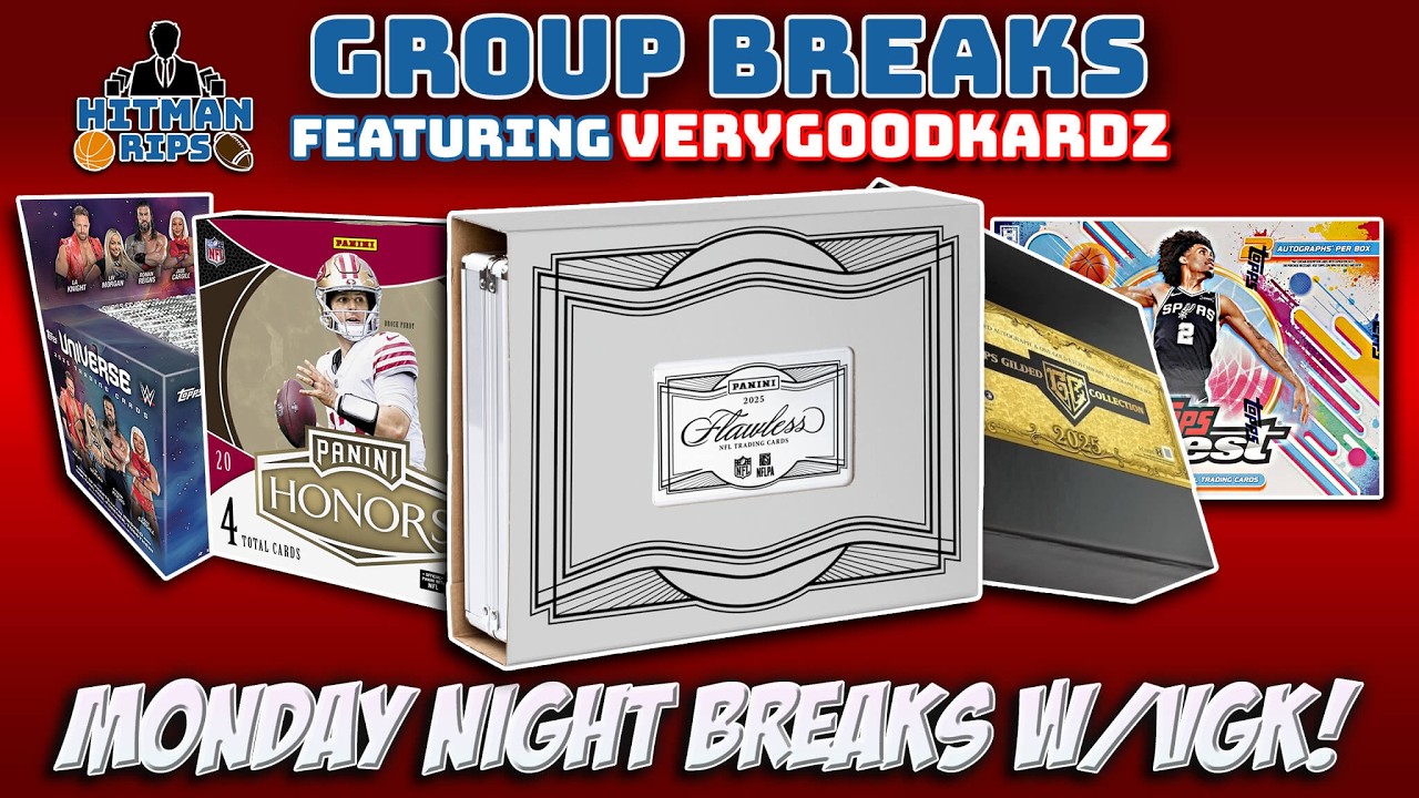 MONDAY NIGHT BREAKS w/VGK! NFL Flawless and Panini Honors and a $1,200 MINOR BOUNTY TO START!