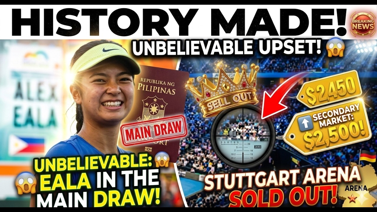 &ldquo;Tickets GONE in Minutes?! Alex Eala Sparks Unbelievable Stuttgart Frenzy Across Europe!&rdquo;