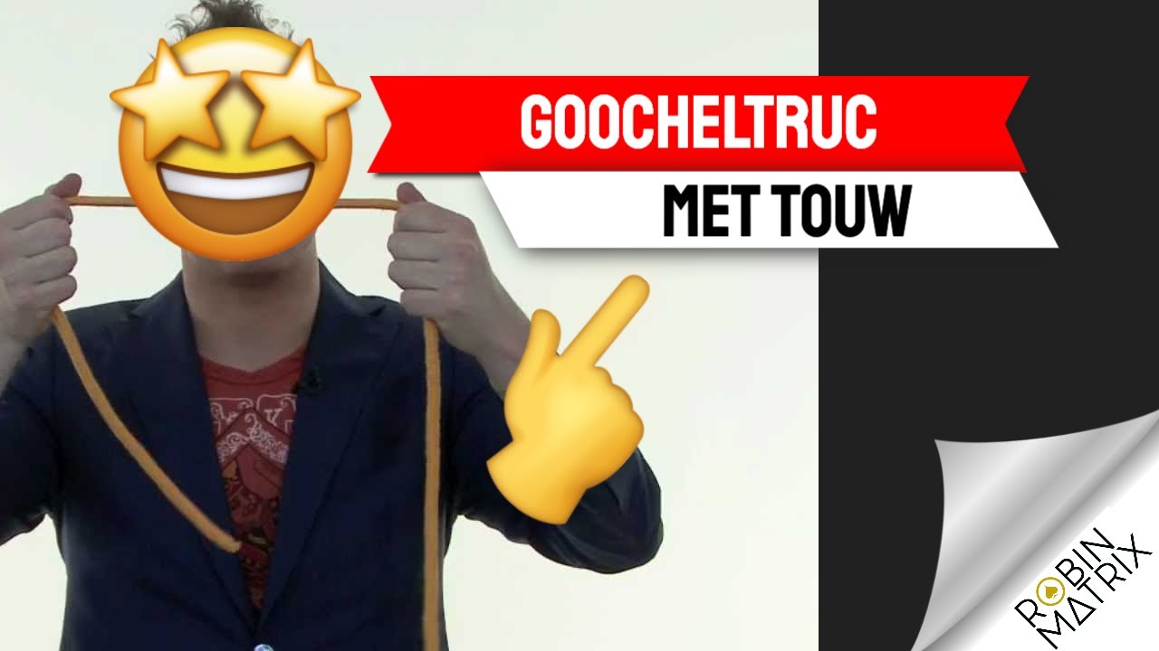 Goocheltruc met touw Leuke Trucs Video 22 met Robin Matrix goochelaar.nl