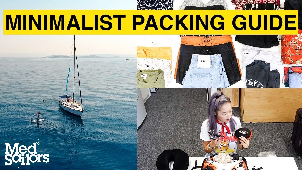 MINIMALIST PACKING | 1 MONTH GREECE + SAILING (incl. drone/camera gear!)