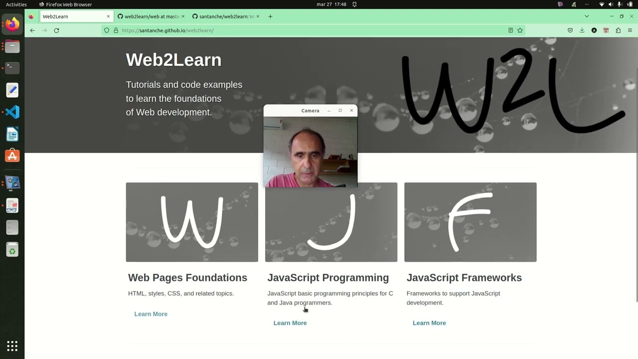 Web2Learn - Desenvolvimento Web - Tutoriais, código e exemplos - Web 2023