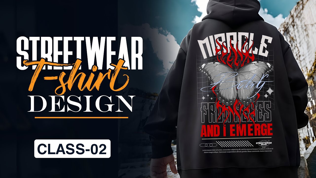 Streetwear T-shirt Design Bangla Tutorial । Class 02 ।