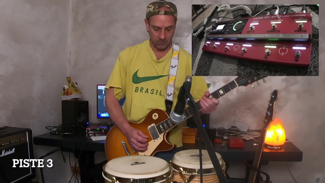 LOOPER & SALSA ROCK -BOSS RC600 - Santana 