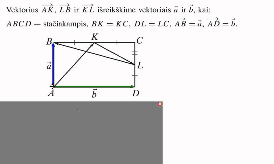 Vektorių dauginame iš skaičiaus