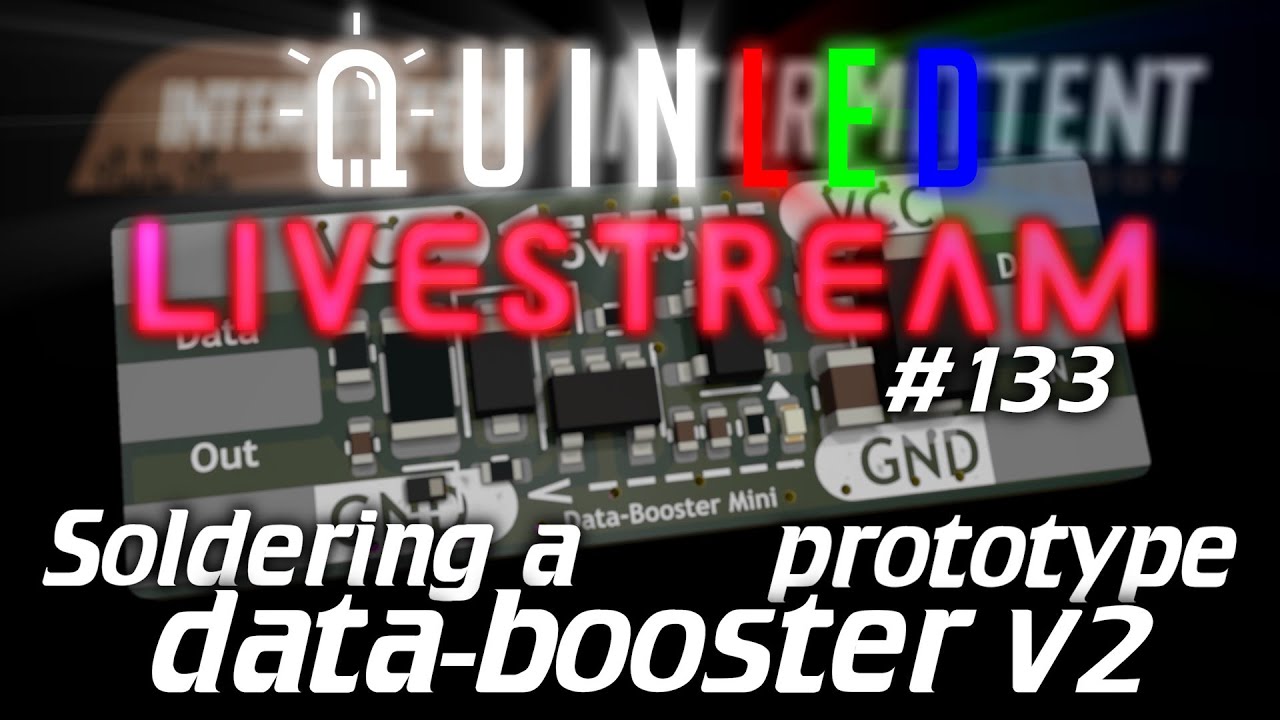 Intermit.Tech #133 - Data-Booster v2 prototype soldering stream!