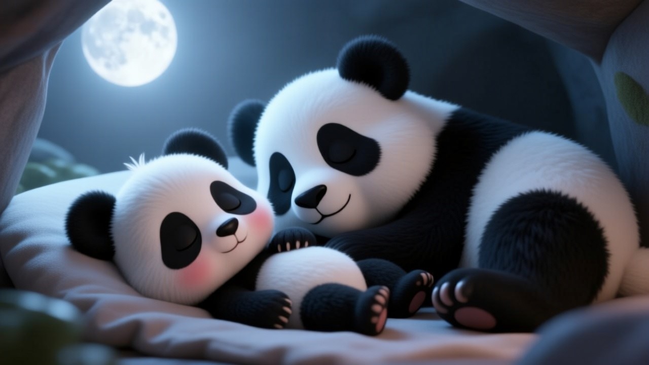 Bedtime Lullaby For Toddlers & Babies🌙 | Baby Panda Dream🐼 | Calm Sleep Song🎶