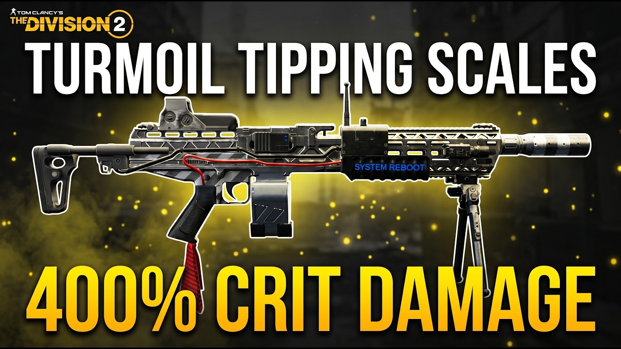 This Turmoil Tipping Scales Build Is BROKEN... 400% Crit Hit DAMAGE! (Division 2)