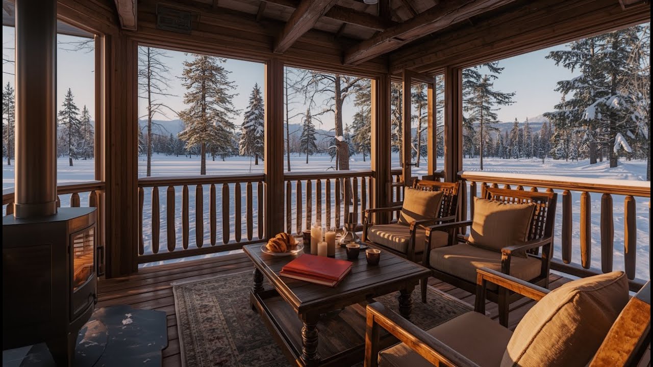 Snowfall and Smooth Jazz for Work, Study & Focus Soothing February