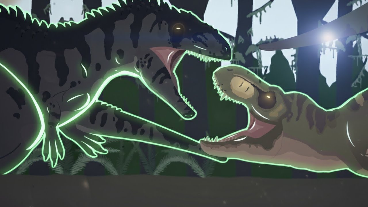 Giganotosaurus Vs Tyrannosaurus Rex Buck | Animation