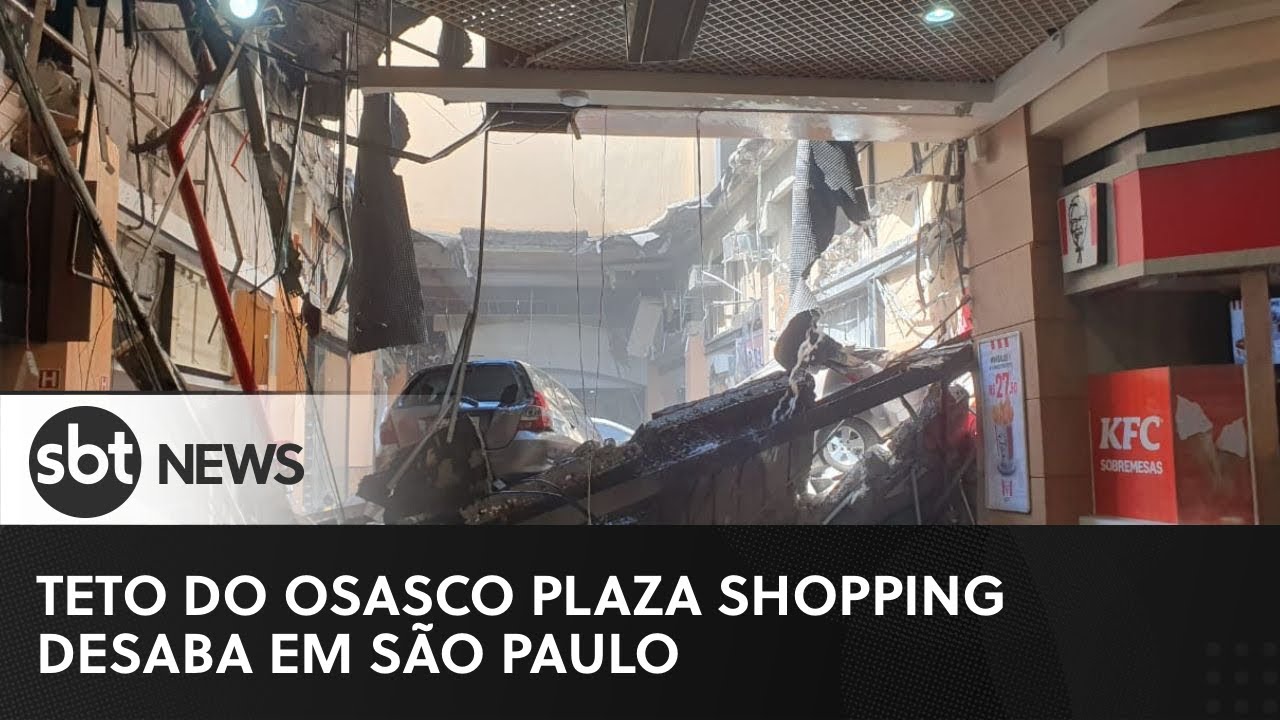 Teto do Osasco Plaza Shopping desaba em São Paulo