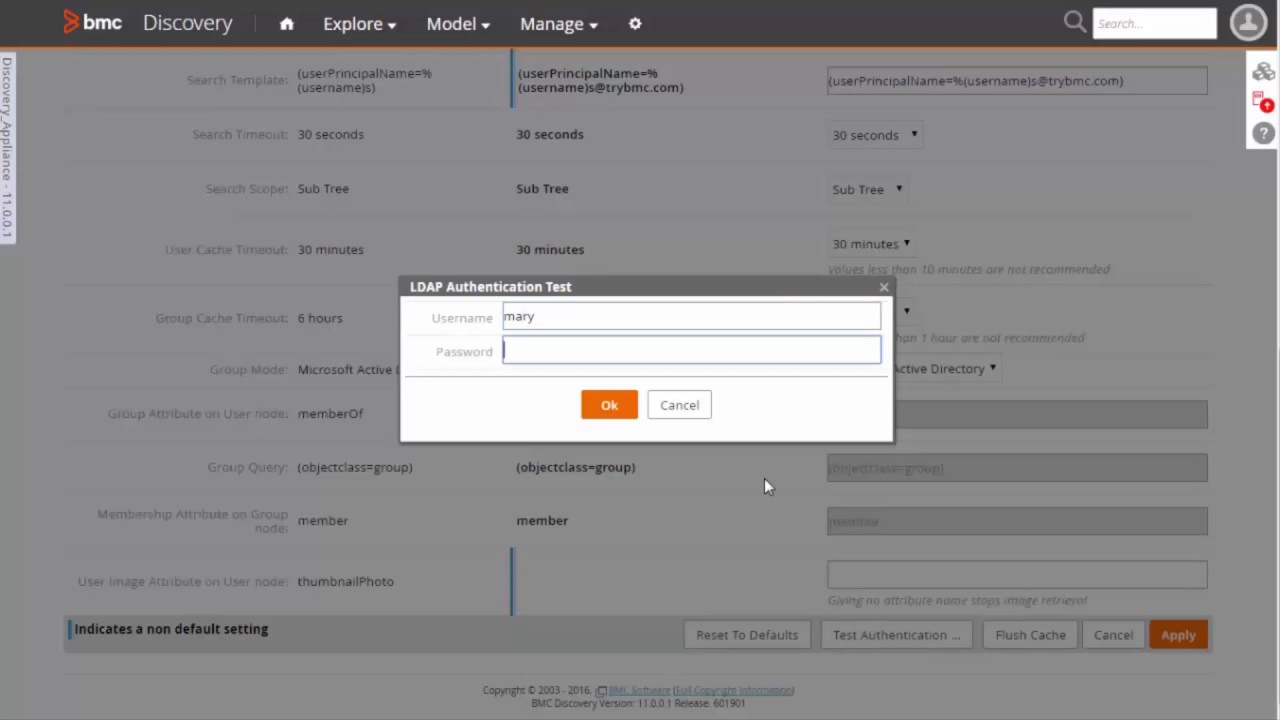 Интеграция BMC Discovery с LDAP