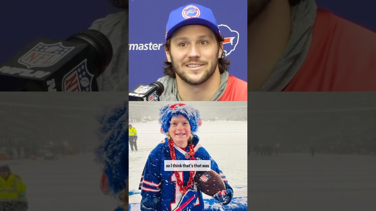 Josh Allen Is PURE CLASS Giving Away His HISTORIC Game Ball 🏈 👏 #joshallen #buffalobills #gobills