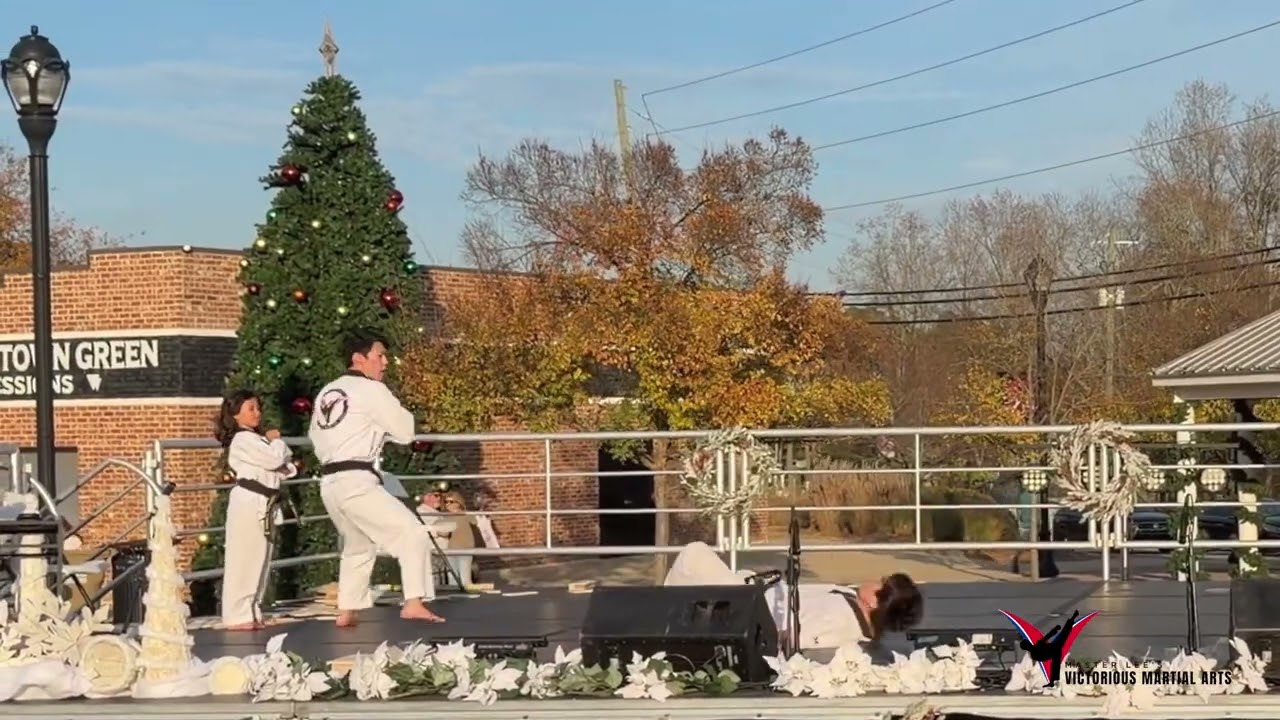 2025 Braselton&rsquo;s Holiday Festival Victorious Martial Arts Taekwondo Demo