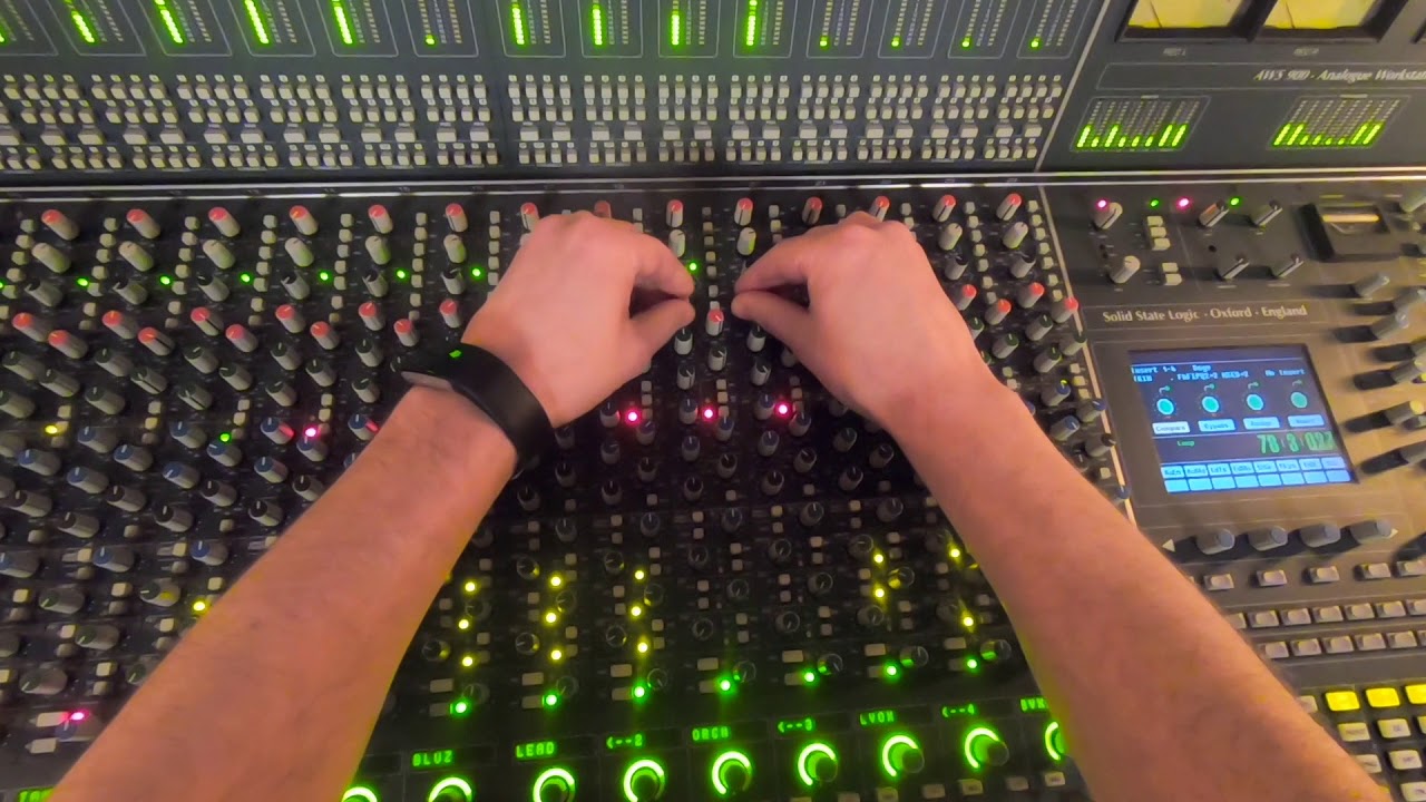 Analog Mixing (SSL Console) GoPro POV - 