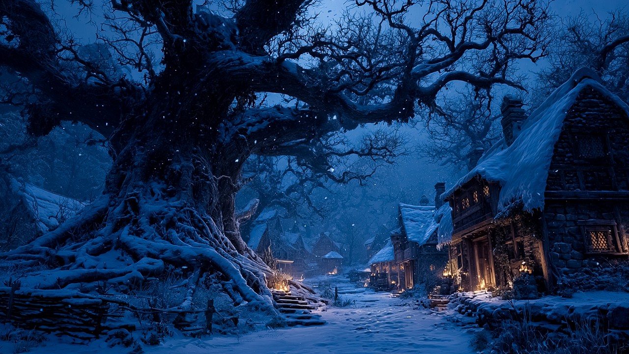 A Forgotten Village Beneath the Great Oaks | Celtic Fantasy for Deep Sleep