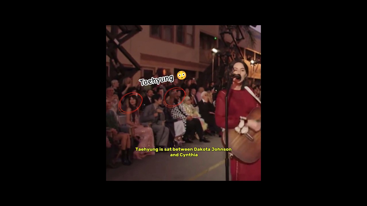 Taehyung at vogue hollywood event #bts #taehyung