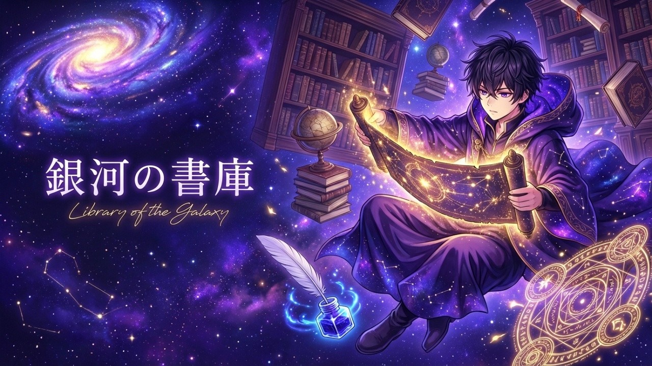 【作業用BGM/Cosmic Fantasy】「銀河の書庫 - Library of the Galaxy」- 宇宙の果てで、星々の記憶を読み解く静寂のひととき