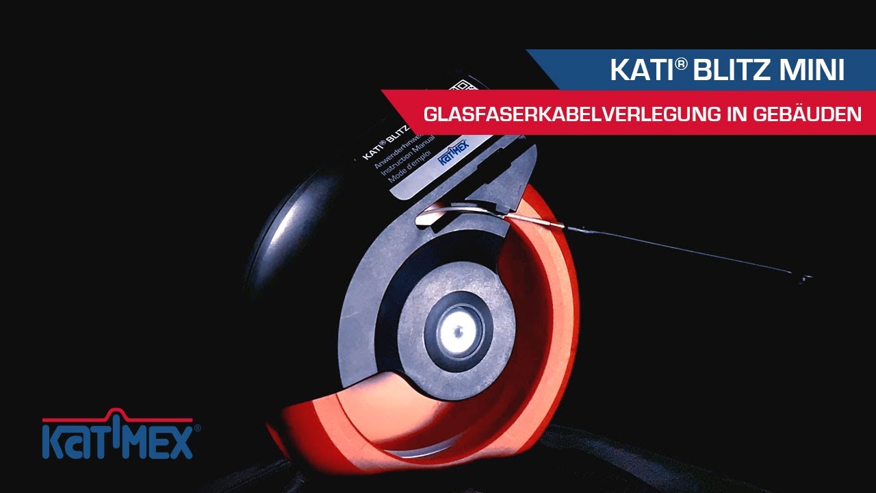 Katimex® - Kati® Blitz Mini -  für die nachträgliche Lichtwellenleiter-Installation.