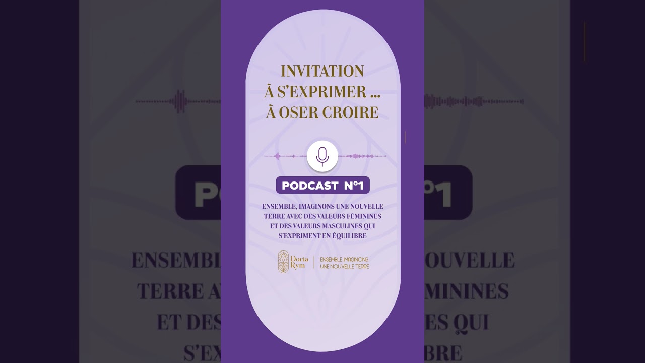 Une invitation &agrave; s'exprimer. #nouvelleterre #femininsacre #masculinsacr&eacute;