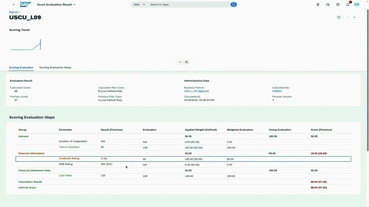 SAP Credit Management