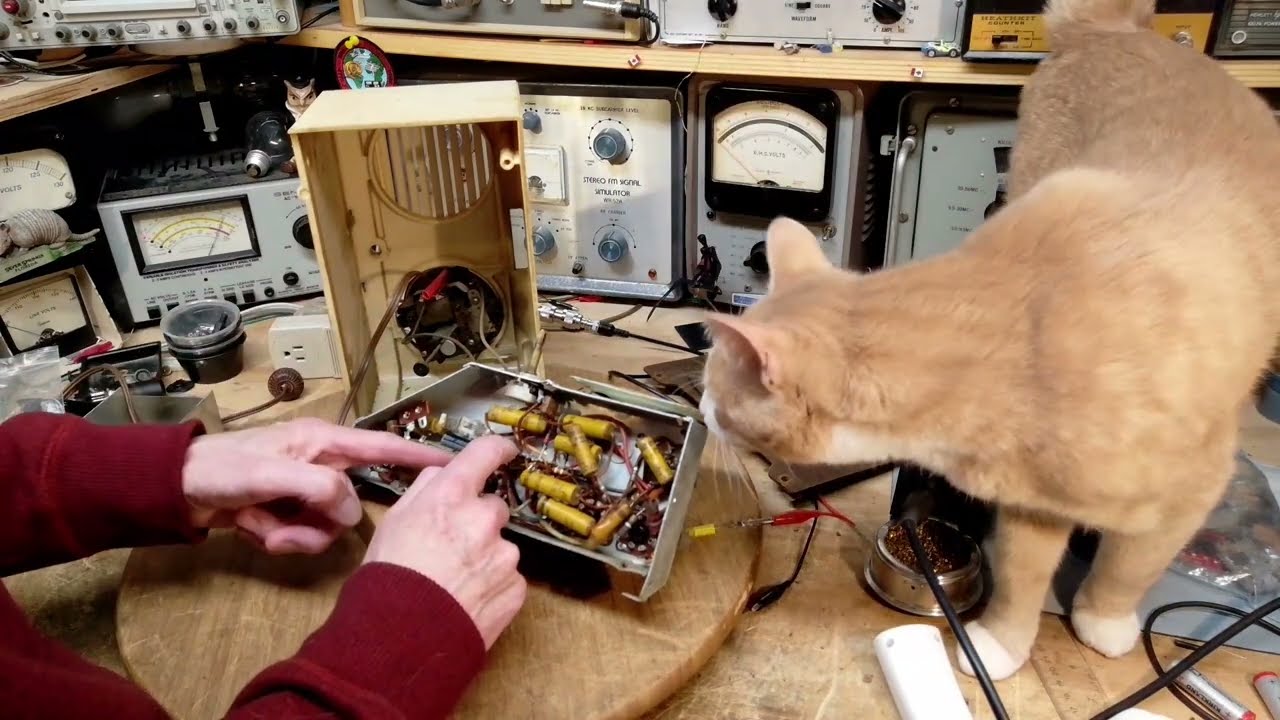 Canadian General Electric C67 Tube Radio Video #3 - Troubleshooting Run Around