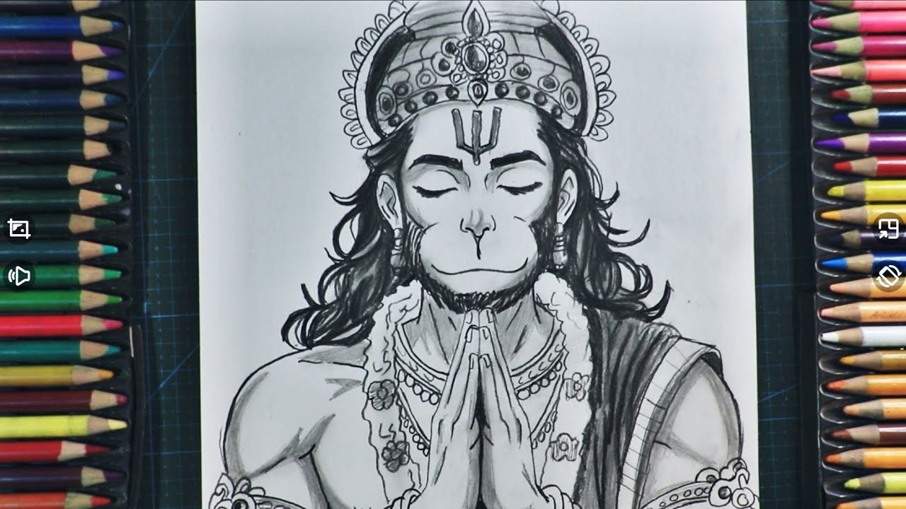 How To Draw Hanuman ji in Anime style || Anime Drawing Step By Step