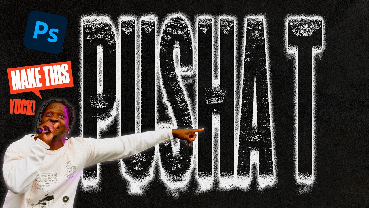 How To Create GRUNGY Text & Graphics | Full PHOTOSHOP Tutorial