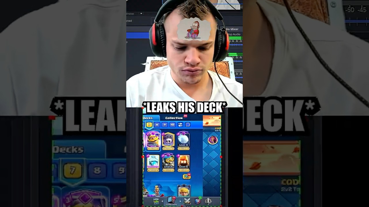 Jynxzi Thought Nobody Can See His Deck! 🥀😭