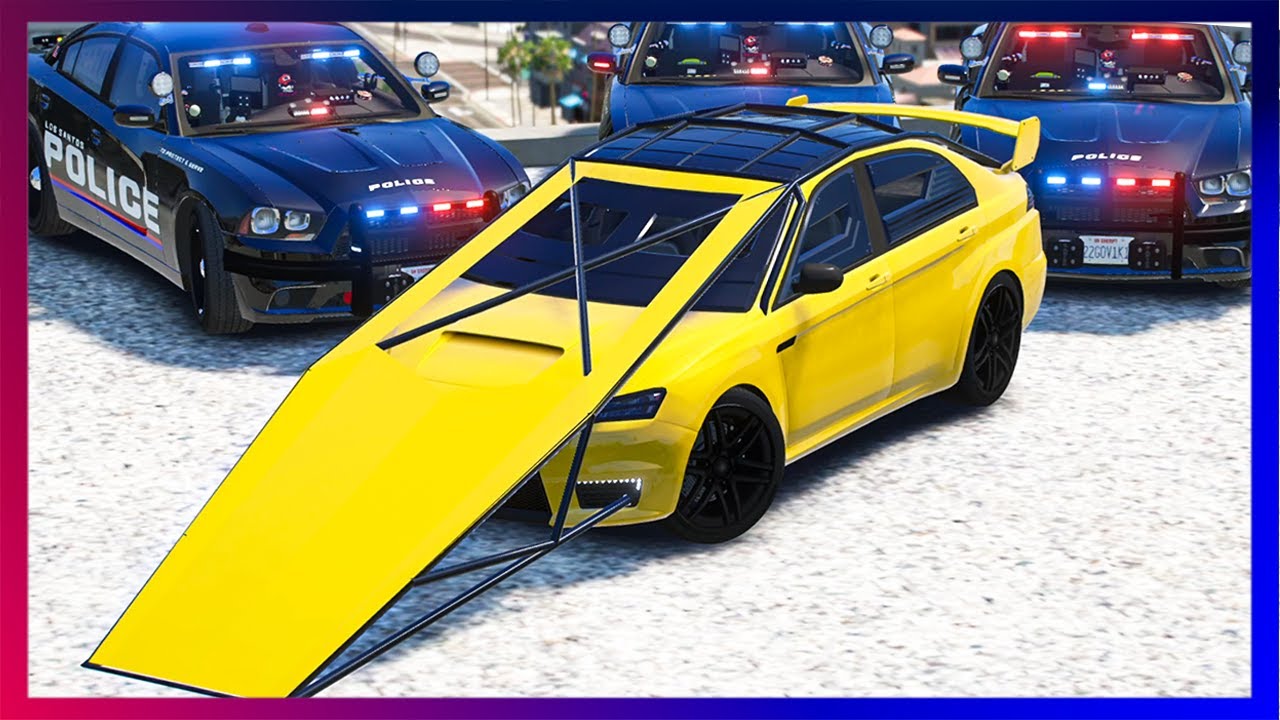 Ролевая игра GTA 5 | Бронированный KURUMA FLIP CAR троллит копов! #677 | RedlineRP