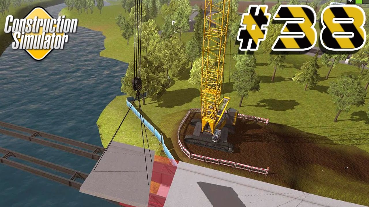 LASTRE IN CEMENTO PER IL PONTE - CONSTRUCTION SIMULATOR 2015 ONLINE ITA #38 - w/MITO125S