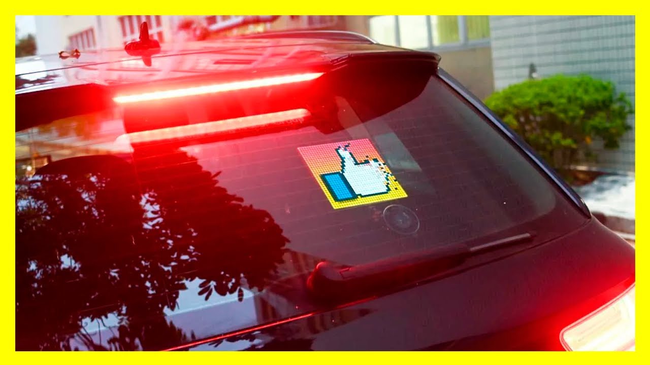 🚗 Divoom Pixoo-Max: La Pantalla LED para tu COCHE que muestra EMOJIS a otros Conductores