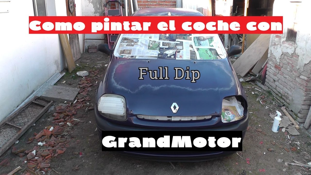 Como pintar el coche con vinilo líquido Full Dip