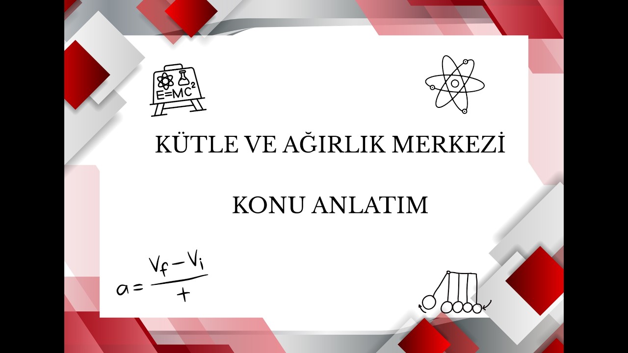 kütle ve ağırlık merkezi