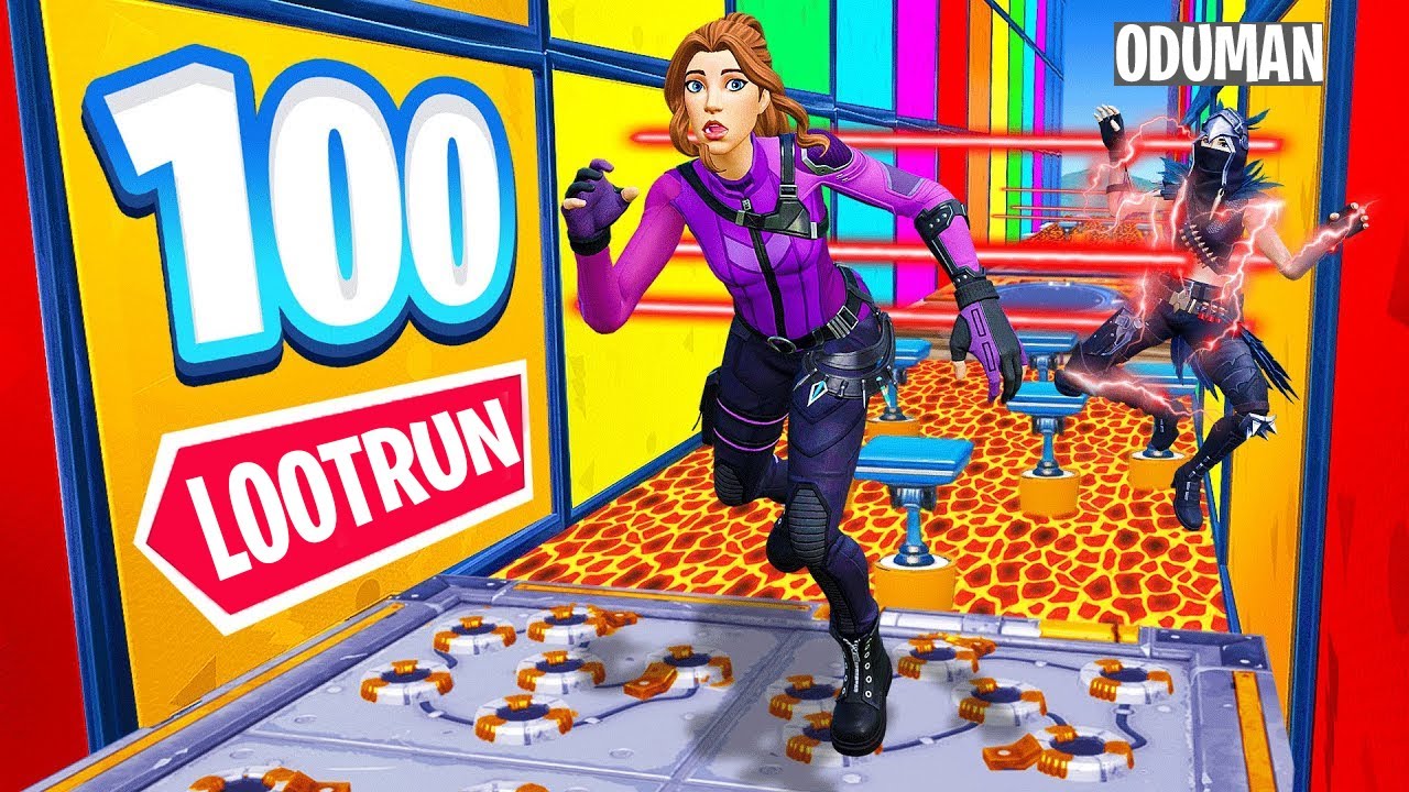 LEGEND&Auml;RER LOOT DEATHRUN 2.0 SPIELMODUS in Fortnite mit @odumanpique und @AANDRE