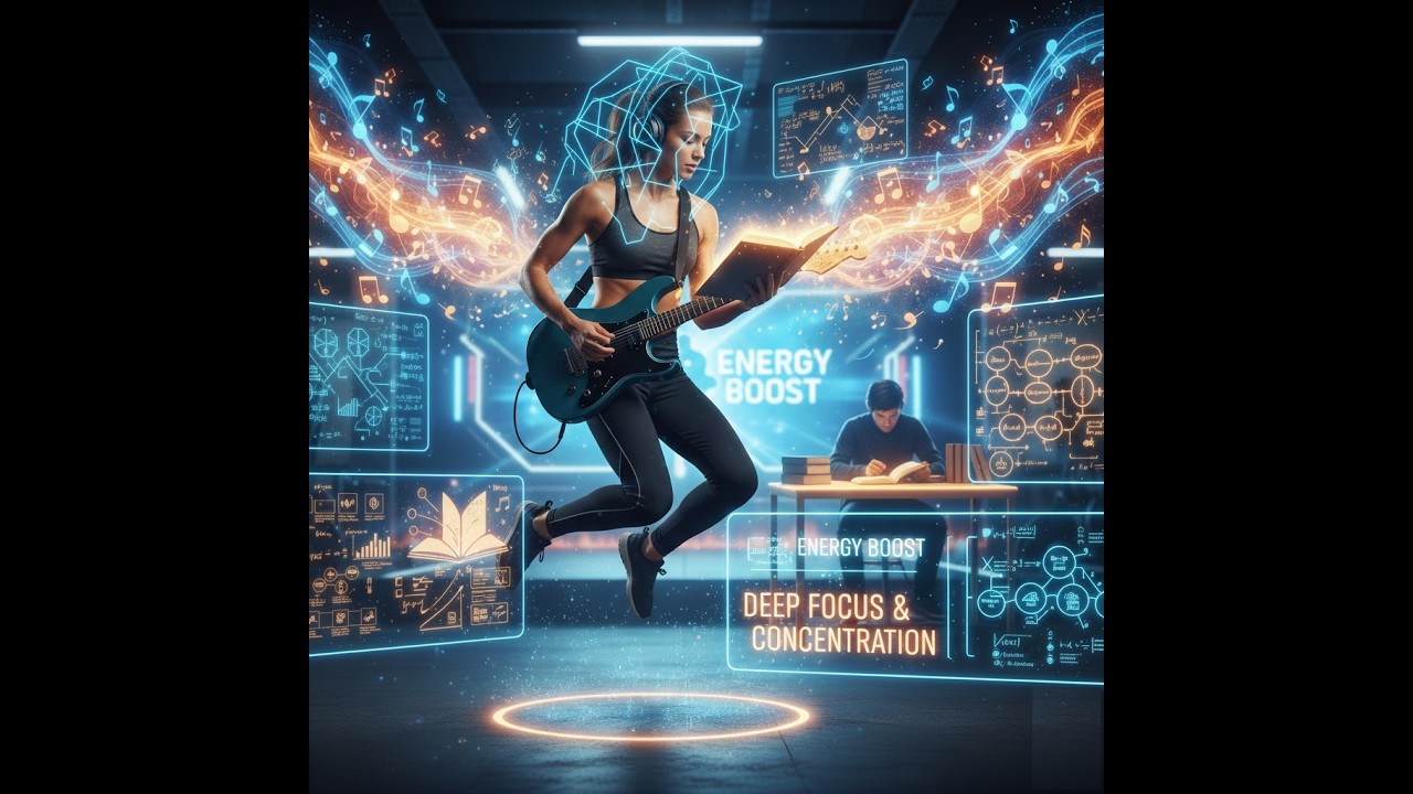 High Energy Guitar Music for Studying | Intense Focus Mode